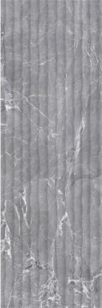 FAIANTA - Faianta rectificata tip marmura, Adela Grey Decofon 30x90, gri, finisaj lucios