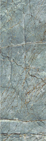 FAIANTA - Faianta rectificata tip marmura, Astoria Turqoise-Magnifica 1. QK16, 30x90 cm, albastru, finisaj lucios