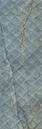 FAIANTA - Faianta rectificata tip marmura, Astoria Turquoise Decofon Magnifica 1. QK17, 30x90 cm, albastru, finisaj lucios
