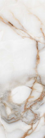 Faianta rectificata tip marmura, Goldie White 4991, 24.4x74.4 cm, alb, finisaj mat [3]