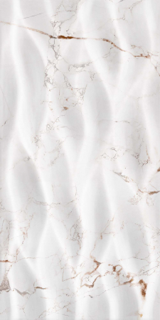 Faianta rectificata tip marmura, Marquina Leaves White 4882, 30X60cm, alb [2]