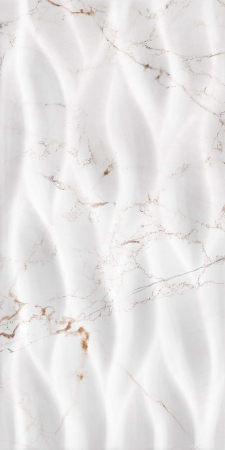 Faianta rectificata tip marmura, Marquina Leaves White 4882, 30X60cm, alb [4]