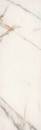 FAIANTA - Faianta rectificata tip marmura, Marvy Glossy 30x90x0.7 cm, alb, finisaj lucios
