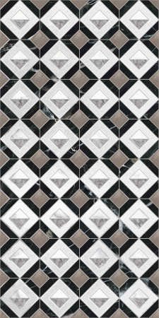 PIESE DECORATIVE - Piesa decorativa rectificata, Statuario Geometric White 3275, 30X60cm, alb, mix