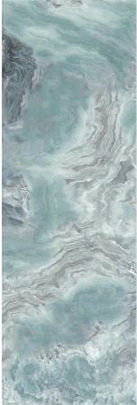 FAIANTA - Faianta rectificata tip marmura Sante Turquoise 30X90 albastru, 1.63mp/cut