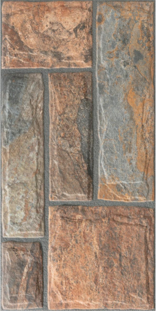 FAIANTA - Faianta tip piatra, interior exterior, Adarve Marron (GPR) 30x60 cm, maro