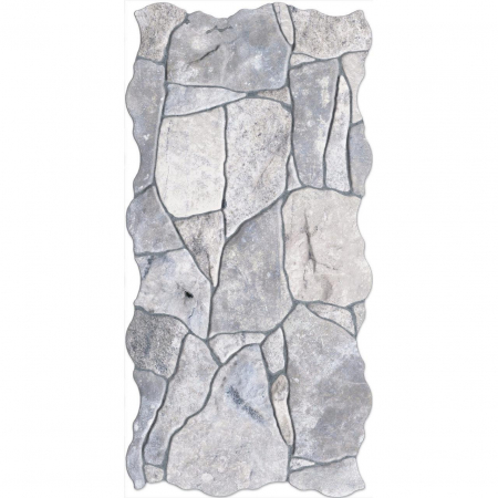 FAIANTA - Faianta tip piatra, interior exterior, Piedra Gris 23x46 cm, gri