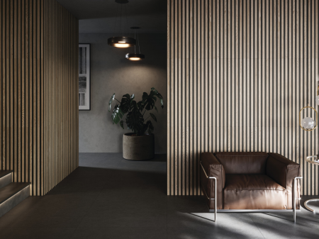 Faianta tip riflaj, Jarel Oak Mate, 30×90 cm, rectificata, maro, finisaj mat [2]