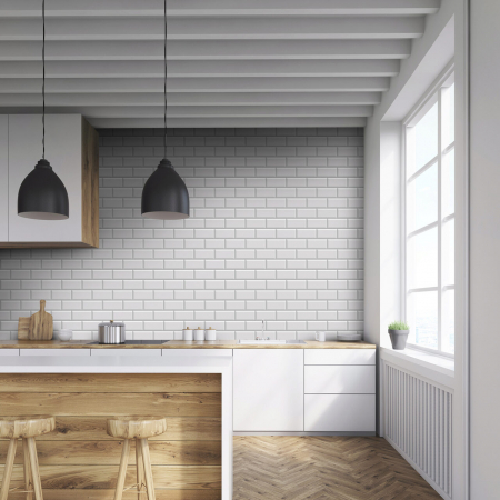 Faianta Metro White, MET01/88011110, 10x20 cm, alb, finisaj lucios, 0.81mp/cut [2]