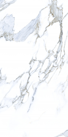 Gresie rectificata portelanta, tip marmura, Amos Blue Full Lapp 84625110, 60x120 cm, alb, albastru, finisaj lucios [3]