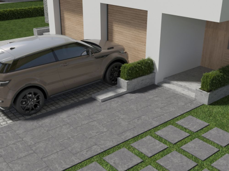 Gresie exterior 2 cm Benelux Grey 1 60x60 Outdoor gri, 0.73mp/cut [1]