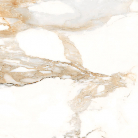 Gresie portelanata tip marmura, Valeria Oro, 60.8x60.8 cm, alb, auriu, finisaj lucios [2]