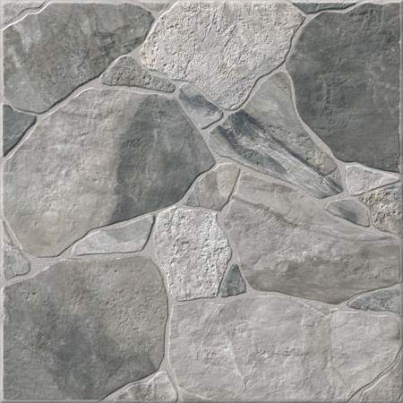Gresie portelanata tip piatra, Riverstone Grey 3621, 45x45 cm, gri, finisaj mat [2]