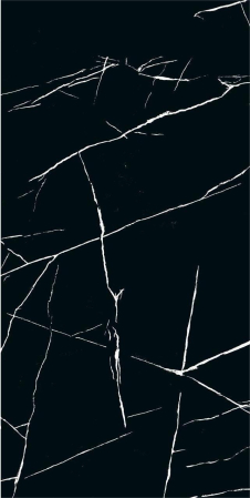 GRESIE - Gresie portelanata tip marmura, Carmen Black, CMN93REK, 60x120 cm, negru, finisaj mat