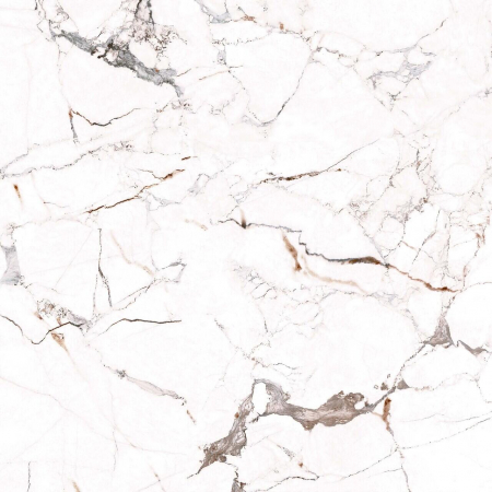 GRESIE - Gresie portelanata tip marmura Marquina White 6215, 45x45 cm, alb, maro, finisaj mat