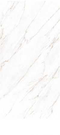 GRESIE INTERIOR - Gresie portelanata tip marmura Mellow Gold 60x120 cm alb, maro, finisaj lucios