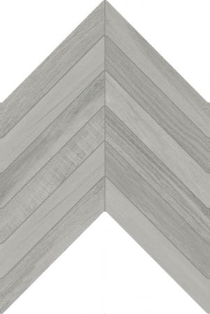 GRESIE - Gresie portelanata tip parchet Nordik Grey Fishbone 941302, 40x60 cm, gri