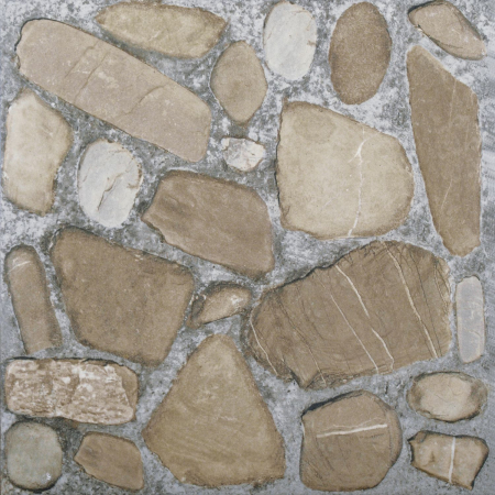 GRESIE EXTERIOR - Gresie portelanata tip piatra, Ulpia Beige 7343, 33.3x33.3 cm, bej