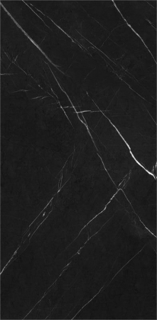 GRESIE INTERIOR - Gresie rectificata tip marmura Nat. Black Marble 93492011, 60x120 cm negru, finisaj mat
