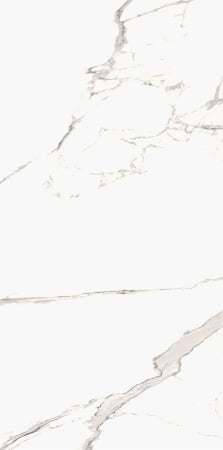 GRESIE INTERIOR - Gresie rectificata tip marmura, Statuario Goya 60x120 cm, alb, finisaj lucios