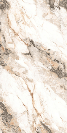 Gresie rectificata tip marmura, Gs Camel Gold Glossy Carving, 60x120cm, bej, finisaj lucios [1]