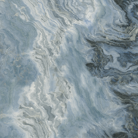 GRESIE - Gresie rectificata tip marmura Sante Aqua 45x45 albastru, finisaj lucios