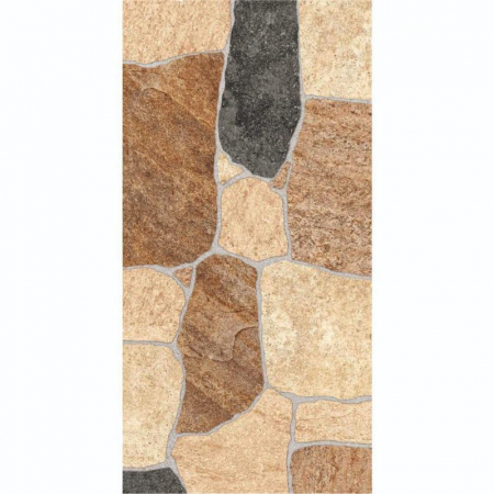 GRESIE EXTERIOR - Gresie tip piatra, Fenix Mix 9103A11, 30.3x60.6 cm, portelanata, bej, maro, finisaj mat, 1.85mp/cut