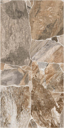 Gresie tip piatra, Riverstone Brown 3692 30x60 cm, portelanata, maro, finisaj mat [2]