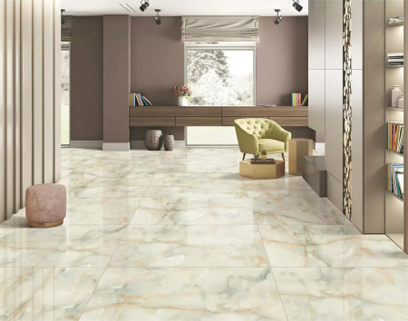 Gresie tip marmura, Robins Aqua 60x120 cm, albastru, finisaj lucios [1]