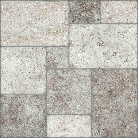 GRESIE EXTERIOR - Gresie tip piatra, Pavimento Grey 9016E11, 45.6x45.6 cm, portelanata, gri, finisaj mat