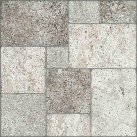 Gresie tip piatra, Pavimento Grey 9016E11, 45.6x45.6 cm, portelanata, gri, finisaj mat [1]
