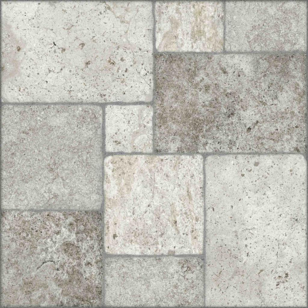 Gresie tip piatra, Pavimento Grey 9016E11, 45.6x45.6 cm, portelanata, gri, finisaj mat [2]