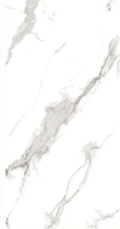 GRESIE INTERIOR - Gresie tip marmura, Marmo Satuario 60x120 cm, alb, finisaj mat