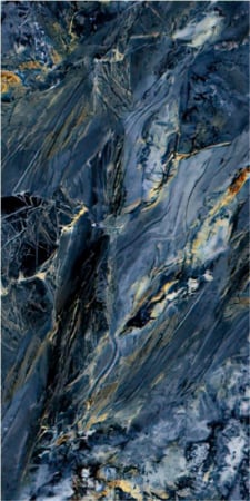 GRESIE INTERIOR - Gresie tip marmura, Delmar Rec, 60x120 cm, 55016642RN, rectificata, albastru, finisaj lucios, 2.17mp/cut