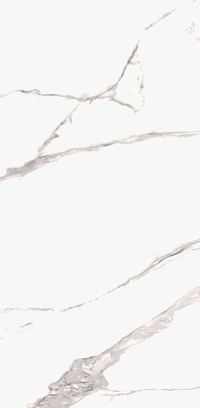 GRESIE INTERIOR - Gresie rectificata tip marmura, Statuario Goya Matte 60x120 cm, alb, finisaj mat