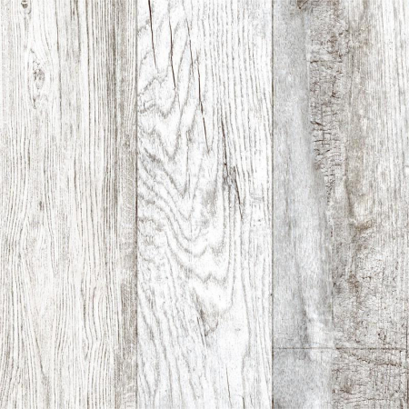 GRESIE EXTERIOR - Gresie portelanata Madera White tip lemn, 45x45 cm, alb, finisaj mat