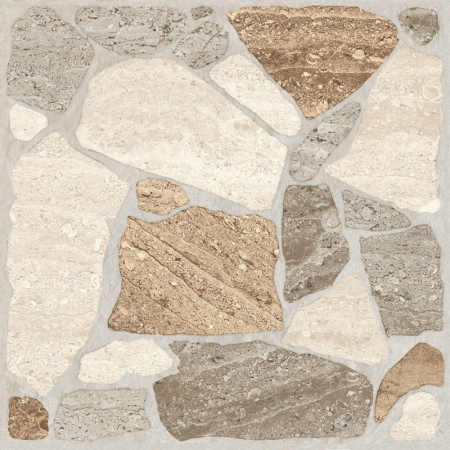 Gresie tip piatra, Debris Mix 6272 33.3x33.3 cm, portelanata, mix, finisaj mat [1]