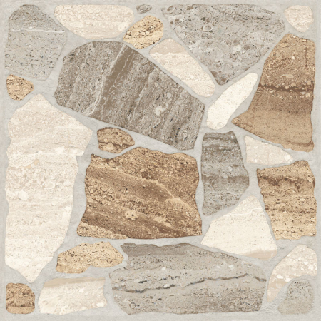 Gresie tip piatra, Debris Mix 6272 33.3x33.3 cm, portelanata, mix, finisaj mat [5]