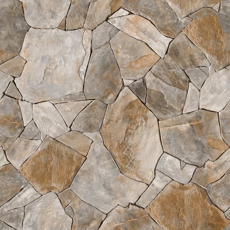 GRESIE EXTERIOR - Gresie tip piatra Kilyos Brown 45x45 cm, finisaj mat, maro