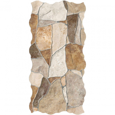 FAIANTA - Faianta tip piatra, interior exterior, Piedra Mix 23x46 cm, mix
