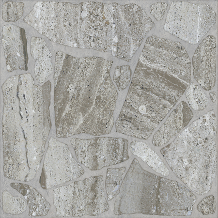 Gresie tip piatra, Debris Grey 9741 33.3x33.3 cm, portelanata, gri, finisaj mat [2]