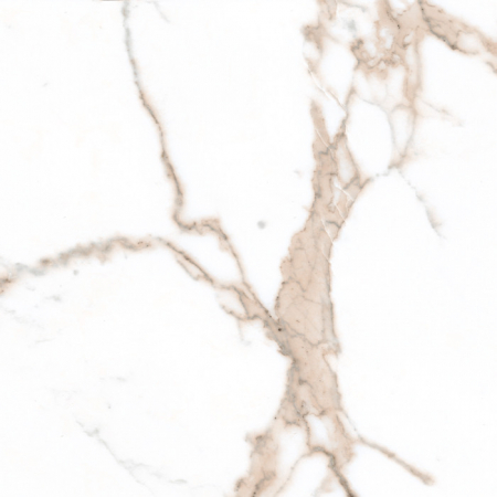Gresie tip marmura, Orobianco White 6162, 60x60 cm, rectificata, alb, maro, finisaj mat [2]