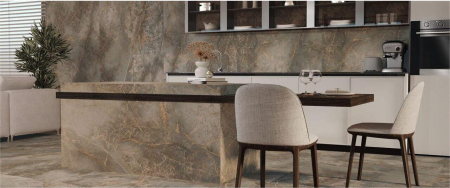 Lastra - Gresie portelanata XXL rectificata tip marmura Manhattan Earth Natural, 120x260 cm, maro, finisaj mat [1]