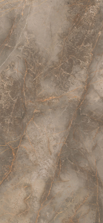 GRESIE XXL - LASTRE - Lastra - Gresie portelanata XXL rectificata tip marmura Manhattan Earth Natural, 120x260 cm, maro, finisaj mat