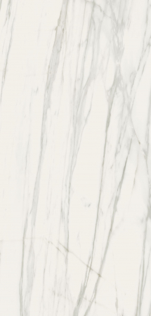 GRESIE XXL - LASTRE - Lastra - Gresie portelanata XXL rectificata tip marmura Venato White, 120x260 cm, alb, finisaj lucios