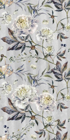 FAIANTA - Piesa decorativa rectificata tip tapet, Nature Flowers Natural 4891, 30x60 cm, culoare mix