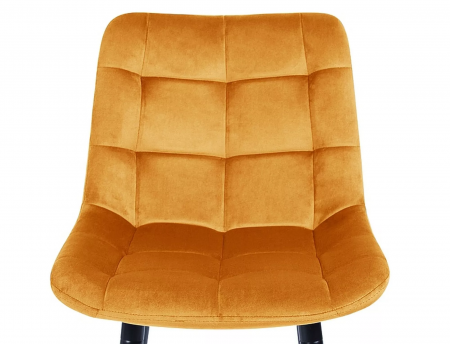 Scaun bar CHIC H-2 cadru negru VELVET / CURRY BLUVEL 68 [3]