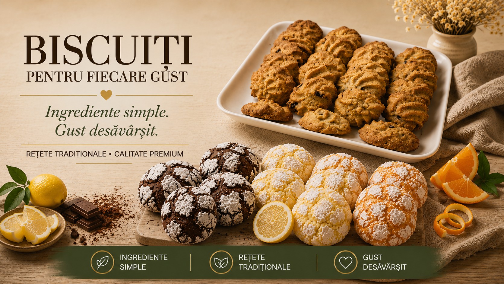 Biscuiti cu merisoare