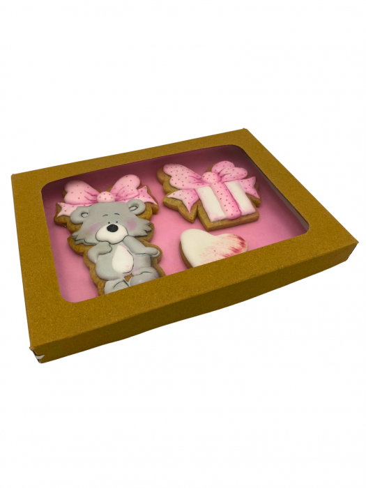 Cutie cadou biscuiti decorati manual [2]