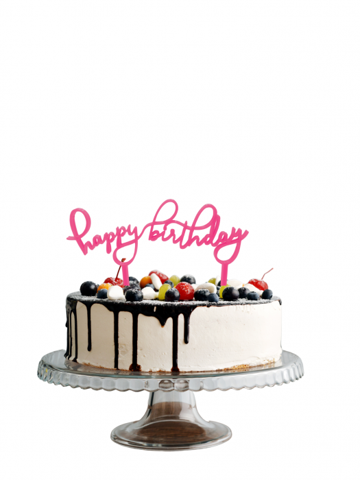 Topper tort Happy birthday [2]